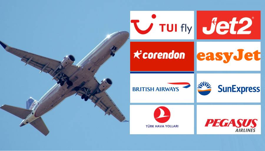 Birleşik Krallık’taki hangi şehirden Türkiye’nin hangi turizm bölgesine hangi hava yolu şirketlerinin uçacağı belli oldu.